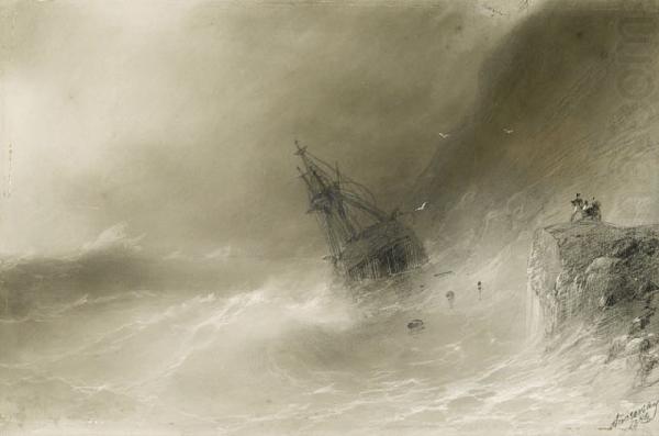 Shipwreck, Ivan Aivazovsky